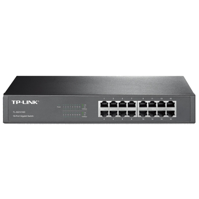 Некерований комутатор TP-Link TL-SG1016D 1Gbit/s rackmount 16-port www.bd.in.ua Безпечний Дім