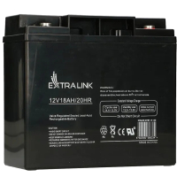 Акумулятор Extralink AGM 12V 18 Ah www.bd.in.ua Безпечний Дім