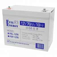 Акумулятор Full Energy FEL-1270 12V 70 Ah www.bd.in.ua Безпечний Дім