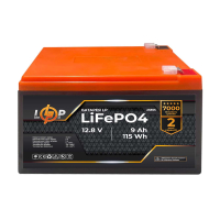 Акумулятор LogicPower LiFePО4 12,8V - 9 Ah (115,2Wh) www.bd.in.ua Безпечний Дім