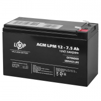 Акумулятор LogicPower AGM LPM 12V - 7.5 Ah www.bd.in.ua Безпечний Дім