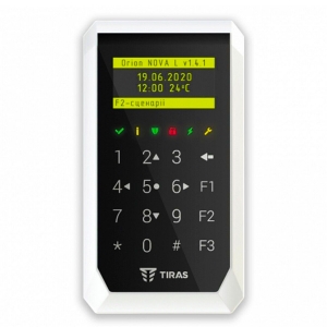 Клавіатура Tiras K-PAD OLED+ www.bd.in.ua Безпечний Дім