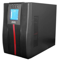 Джерело безперебійного живлення Powercom 2000VA PF=1 online RS232 USB 3 Schuko LCD www.bd.in.ua Безпечний Дім
