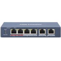 POE комутатор Hikvision DS-3E0106HP-E/M www.bd.in.ua Безпечний Дім