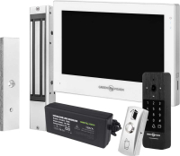 Комплект скуд Green Vision з магнітним замком 280 кг та домофоном GV-901 www.bd.in.ua Безпечний Дім