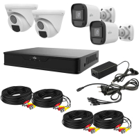 Комплект відеоспостереження Uniview AHD 4MIX www.bd.in.ua Безпечний Дім
