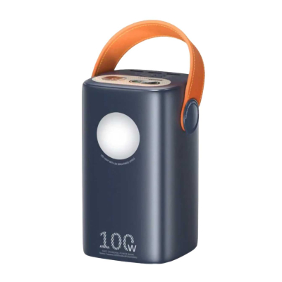 Повербанк Remax Gutitan PD 100W + QC 22.5W 60000mAh + LED Синій (RPP-100) www.bd.in.ua Безпечний Дім