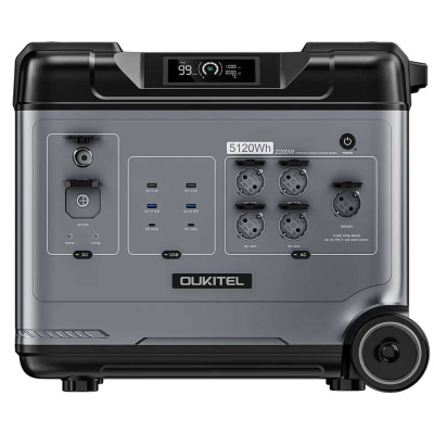 Портативне джерело живлення Oukitel P5000E 2200W Grey www.bd.in.ua Безпечний Дім