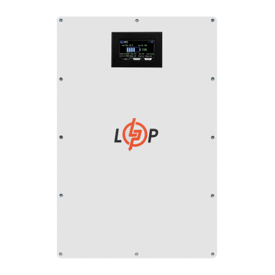 Акумулятор LogicPower 51,2V - 100 Ah (5120Wh) (BMS 100A/50А) метал LCD Smart RS485/CAN JK www.bd.in.ua Безпечний Дім