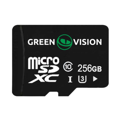 Карта памяті Green Vision microSDXC 256GB Class10 (без адаптера) www.bd.in.ua Безпечний Дім