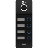 Виклична панель Neolight MEGA/4 Black www.bd.in.ua Безпечний Дім