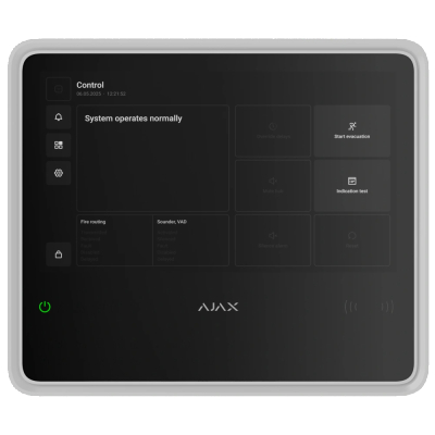 Централь Ajax Fire Hub EN54 Jeweller white www.bd.in.ua Безпечний Дім