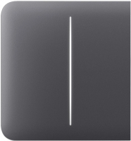 Кнопка вимикача Ajax SideButton (2-gang) graphite www.bd.in.ua Безпечний Дім