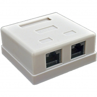 Розетка мережева Kingda 2хRJ45 UTP www.bd.in.ua Безпечний Дім