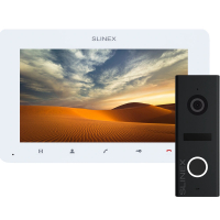 Комплект домофону Slinex ML-17HD(Black) + SM-07MHD(White) www.bd.in.ua Безпечний Дім