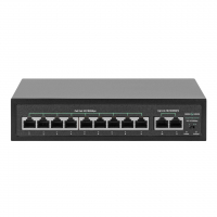 POE комутатор Green Vision POE GV-016-D-09+2P www.bd.in.ua Безпечний Дім