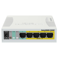 POE комутатор MikroTik RB260GSP (CSS106-1G-4P-1S) www.bd.in.ua Безпечний Дім