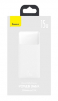 Повербанк Baseus Bipow 20000 mAh 15 W White (PPDML-J02) www.bd.in.ua Безпечний Дім
