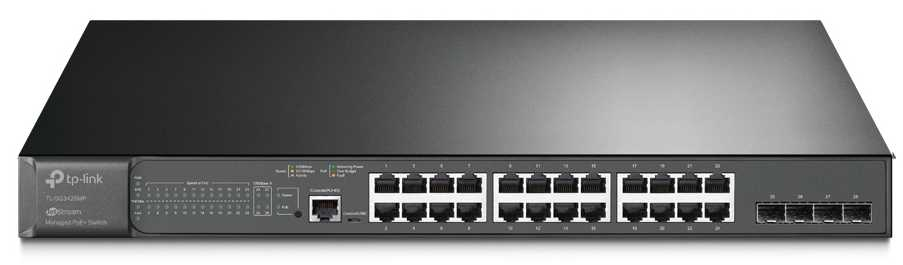 POE комутатор TP-Link TL-SG3428MP www.bd.in.ua Безпечний Дім