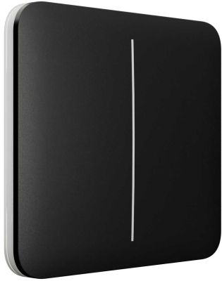 Вимикач Ajax LightSwitch 2-gang Black www.bd.in.ua Безпечний Дім