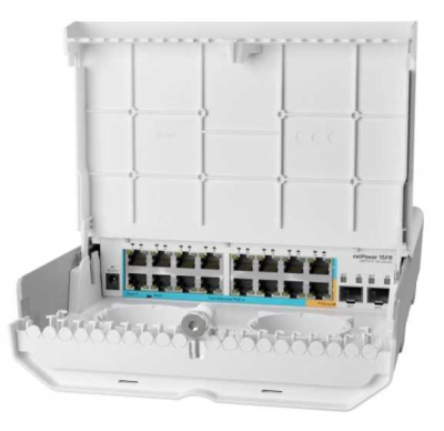 Керований комутатор MikroTik CRS318-1Fi-15Fr-2S-OUT White www.bd.in.ua Безпечний Дім