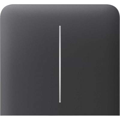 Кнопка вимикача Ajax бічна SideButton (2-gang) vertical Graphite www.bd.in.ua Безпечний Дім