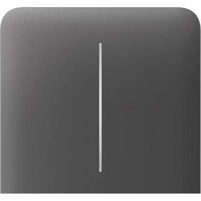 Кнопка вимикача Ajax бічна SideButton (2-gang) vertical Grey www.bd.in.ua Безпечний Дім
