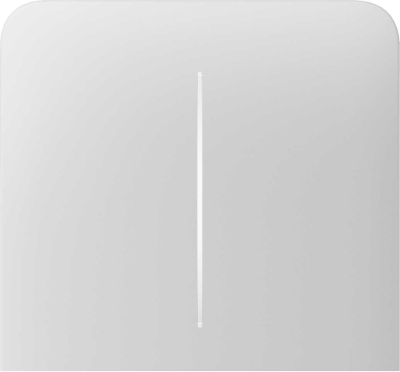 Кнопка вимикача Ajax бічна SideButton (2-gang) vertical White www.bd.in.ua Безпечний Дім