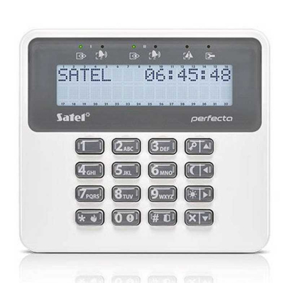 Клавіатура Satel PRF-LCD White www.bd.in.ua Безпечний Дім
