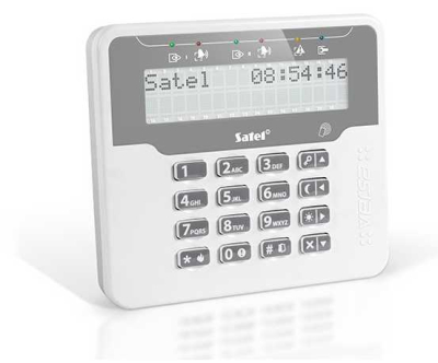 Клавіатура Satel VERSA-LCDR-WH White www.bd.in.ua Безпечний Дім