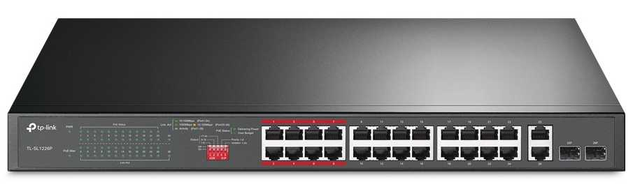 POE комутатор TP-Link TL-SL1226P Black