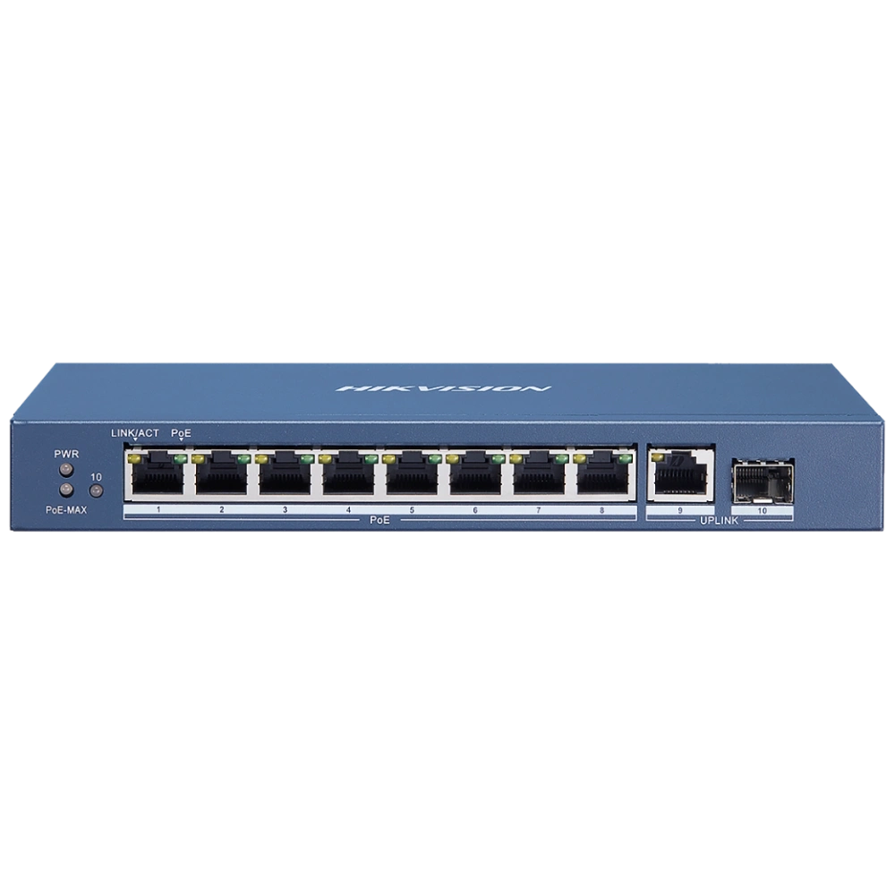 POE комутатор Hikvision DS-3E0510P-E