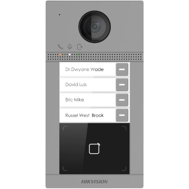 Виклична ІР панель Hikvision DS-KV8413-WME1(B)/Flush