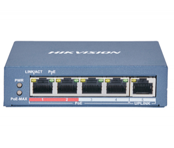 Некерований комутатор Hikvision DS-3E0105P-E(B)