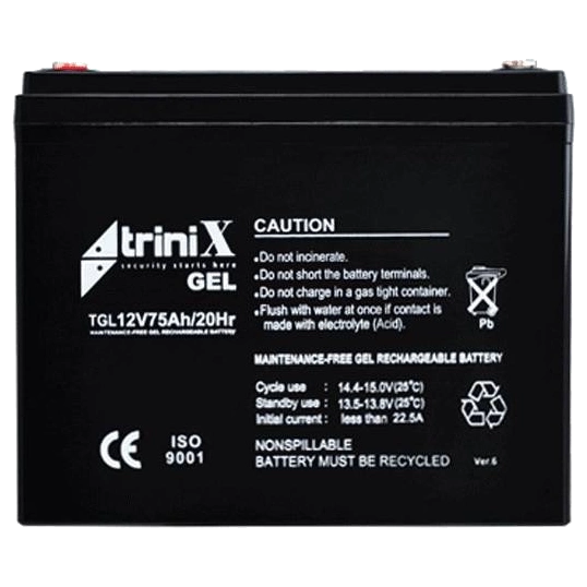 Акумулятор Trinix TGL12V75Ah/20Hr