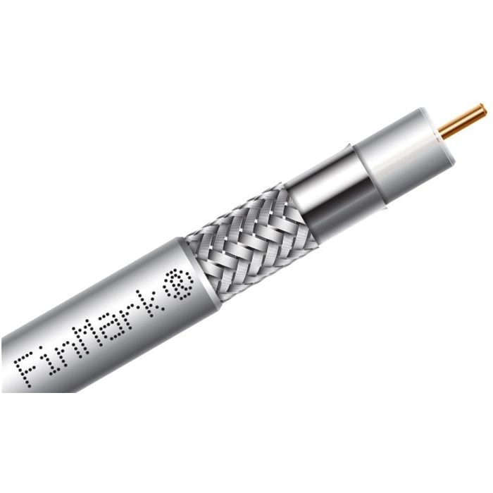 Кабель коаксіальний Finmark F 690BVcu-WB white