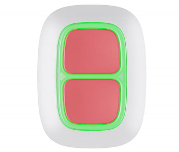 Кнопка тривоги Ajax DoubleButton біла (white)