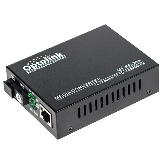 Медіаконвертер Optolink 1M-FE-20A 1310Tx 20km