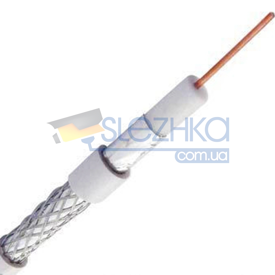 Кабель коаксіальний Trinix RG-690Cu white