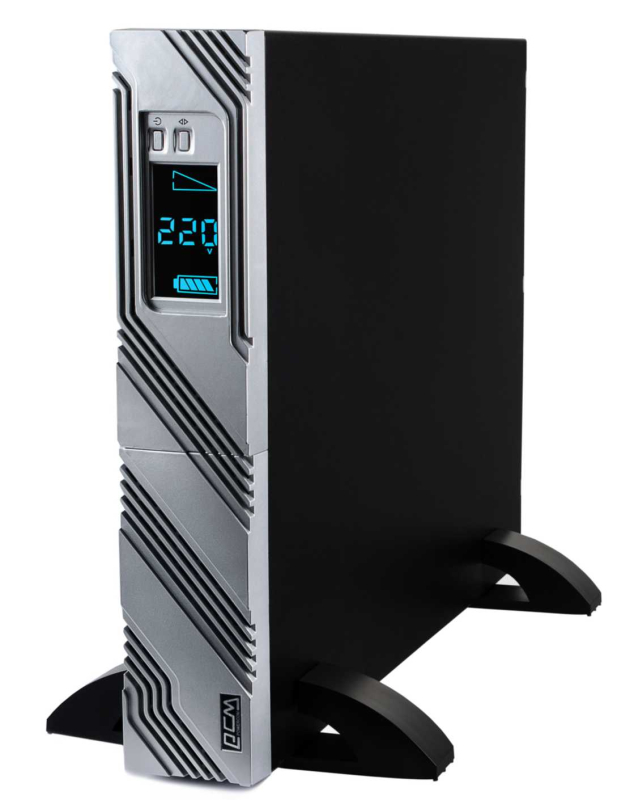 Джерело безперебійного живлення Powercom SRT-2000A 11800 Вт, 8хIEC, AVR, LCD, USB (SRТ.2000A.LCD.PCM)