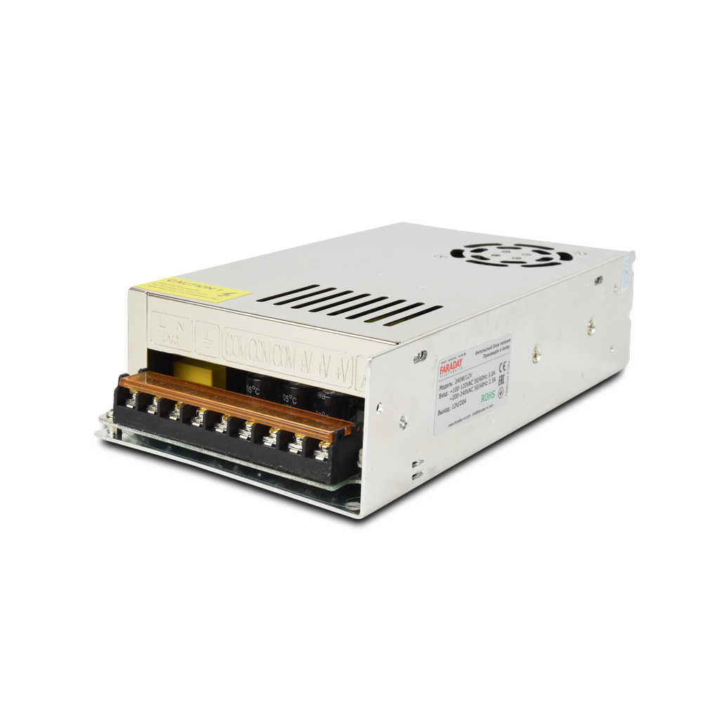 Імпульсний блок живлення Faraday Electronics 240W/12V