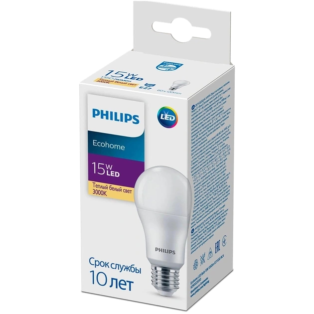 LED лампа Philips Ecohome LED E27830