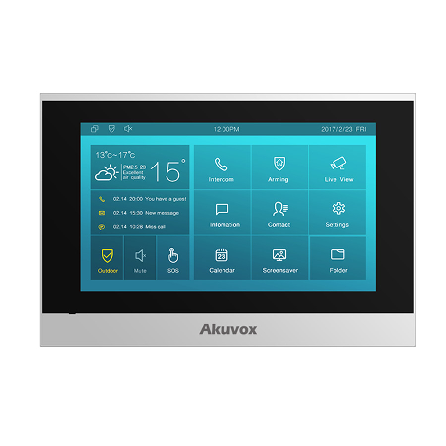 IP домофон Akuvox C313N Silver