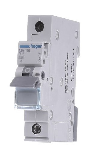 Автоматичний вимикач Hager NB116A