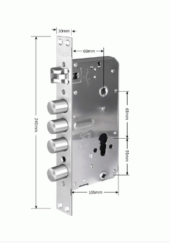 Замок Seven Lock 6068R (Round