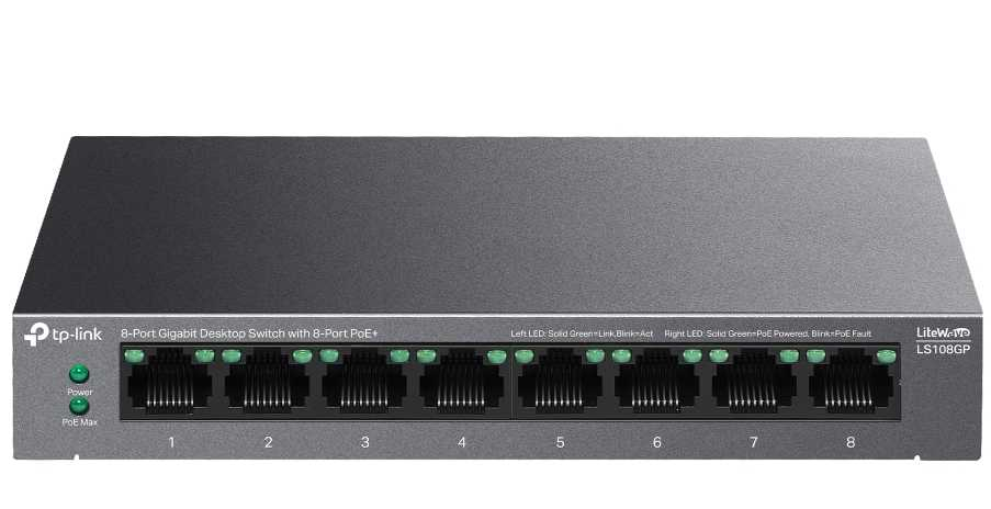 Комутатор TP-Link LS108GP