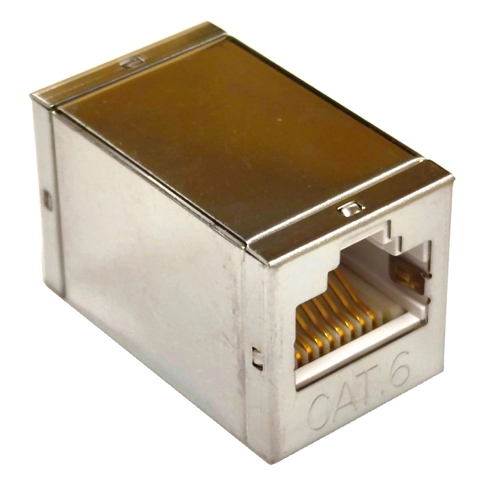 Зєднувач EPNew екранований cat.6 під конектори RJ-45