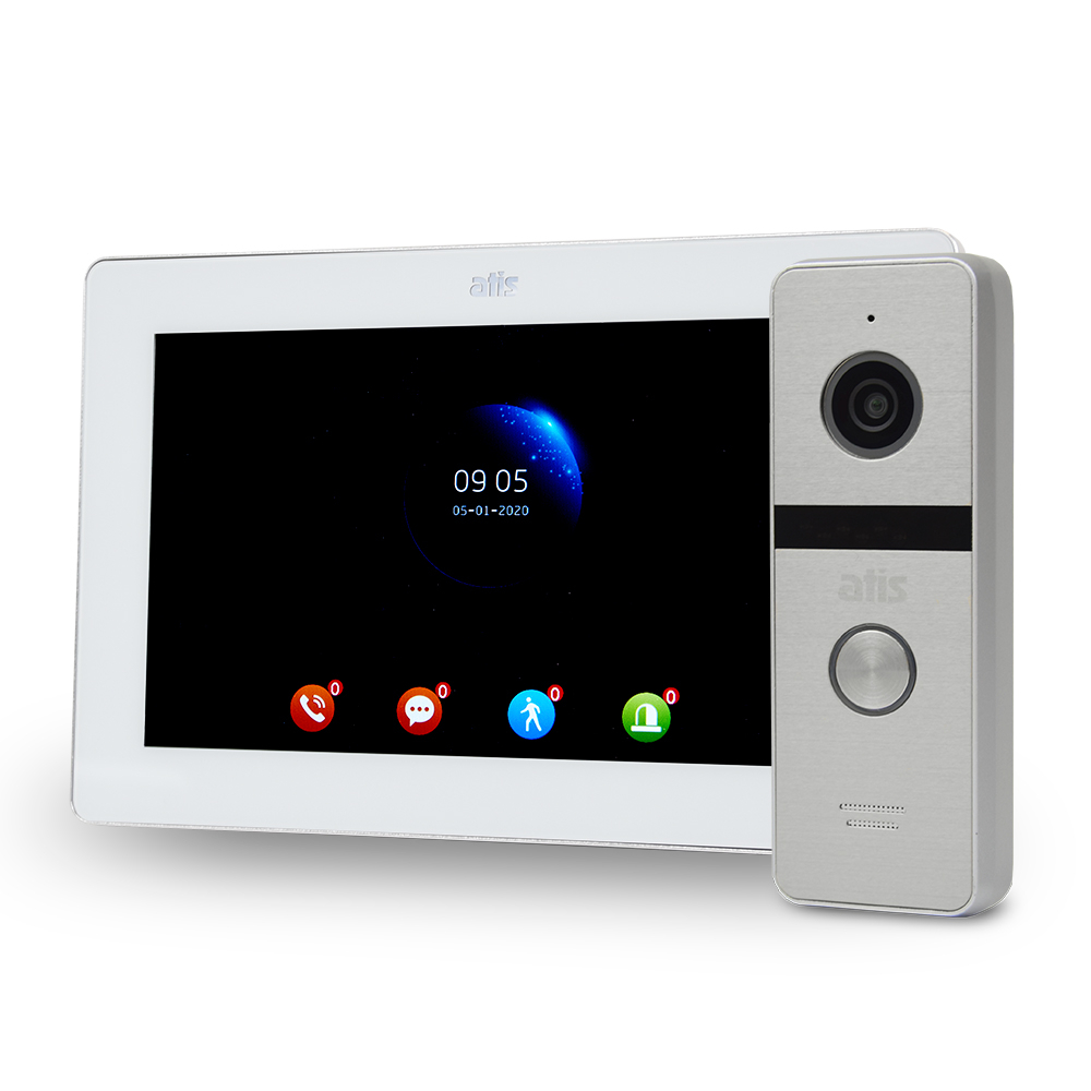 Комплект домофону Atis AD-770FHD White + AT-400HD Silver