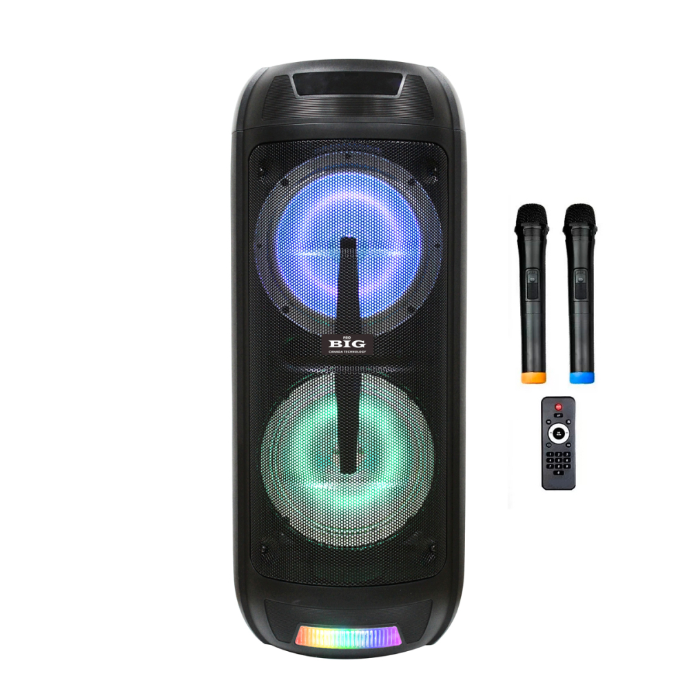 Автономна акустична система BIG 150ELYSIUM  USB/MP3/FM/BT/TWS + 2pcs VHF mic