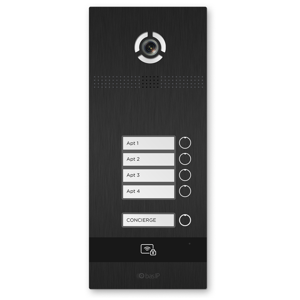 Виклична ІР панель Bas-IP BI-04FB Black